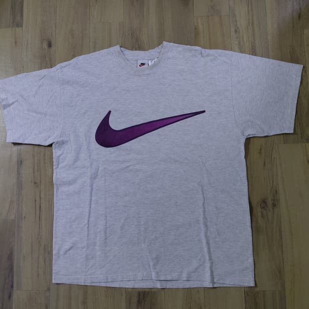 90s 나이키 빅 로고 프린팅 반팔