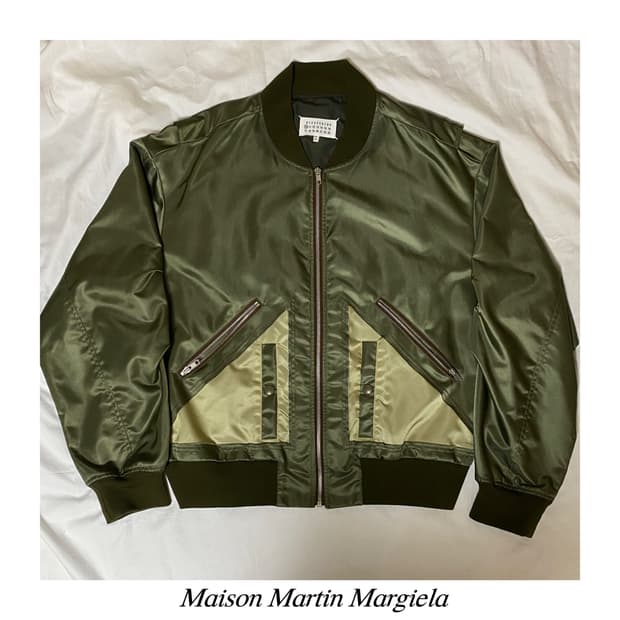 마르지엘라 스플릿 햄 컷아웃 봄버 자켓 아카이브 아티저널 ma1