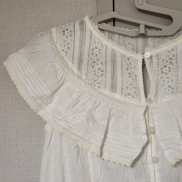 빈티지 모리걸 아오이유우 하구미 레이스 원피스