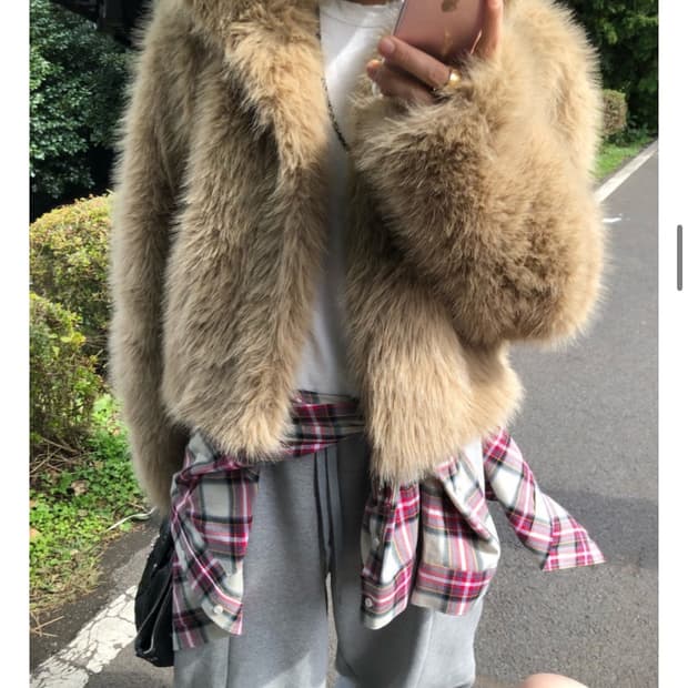 위아 퍼자켓 새상품