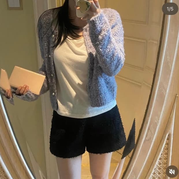 유솝 리아 lia 트위드 팬츠 블랙 디브블마블로그마켓인스타에겐발레코어