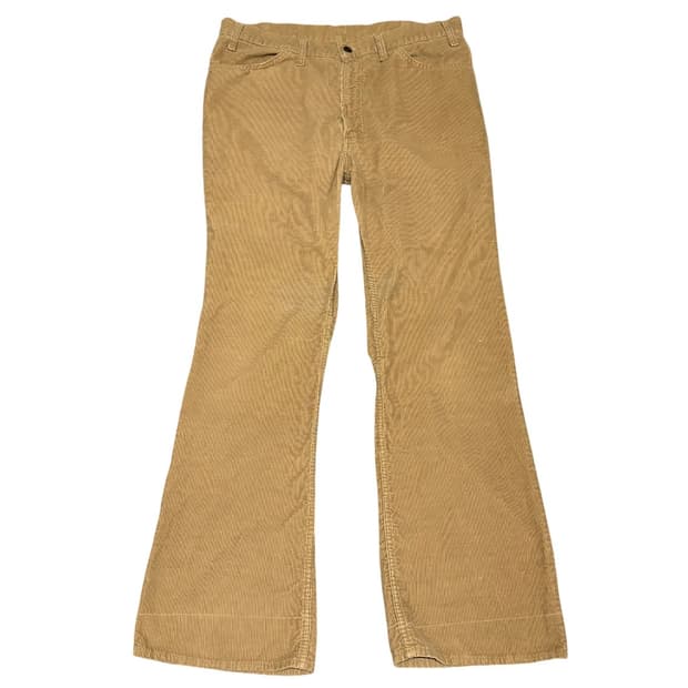 70s 리바이스 벨바텀 부츠컷 코듀로이 데님 팬츠 38 517 646