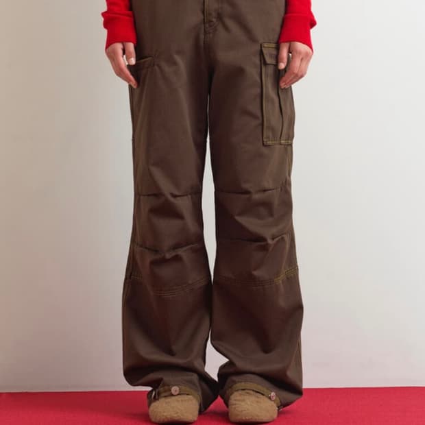 아옵트 카고팬츠 브라운s