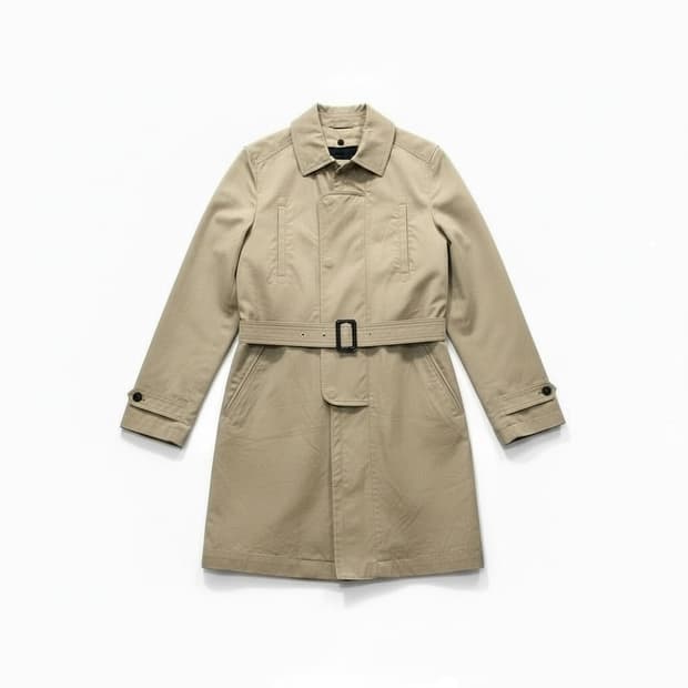 TONYWACK 아이보리 분리형 트렌치 코트