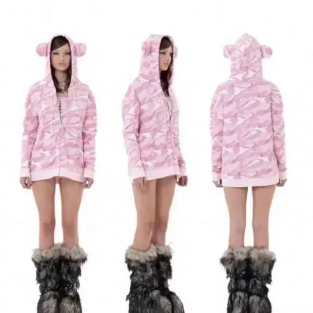 베메클 후드 (핑크/블랙) 둘중 하나 구해요!!