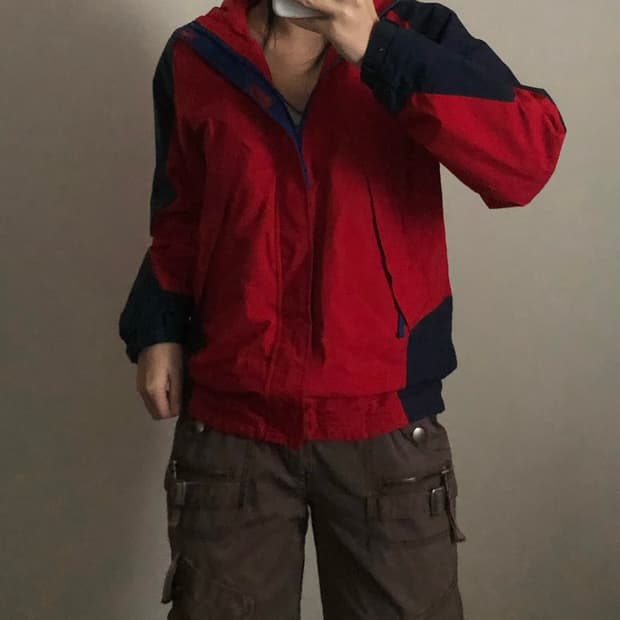 90’s 폴로 스포츠 배색 바람막이