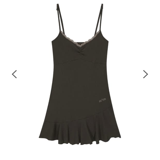 애즈온 BEA MINI DRESS / BROWN