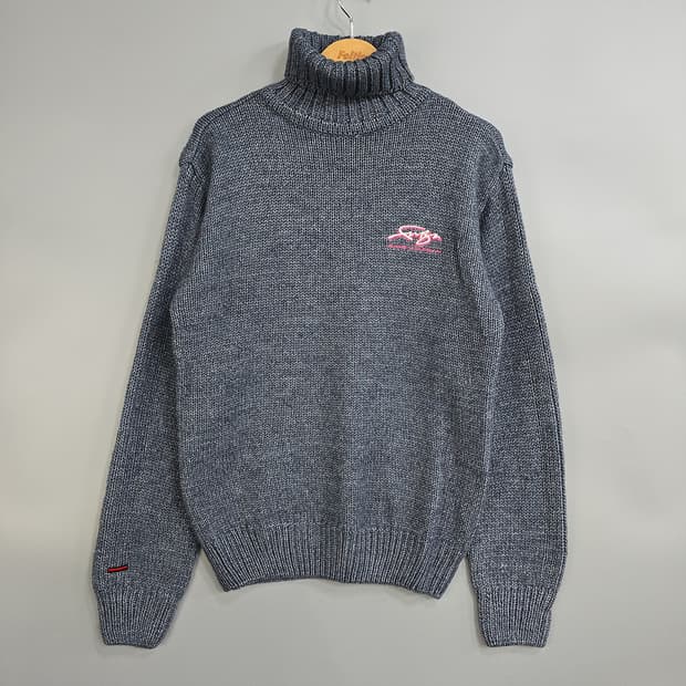 푸부(FUBU) 터틀넥 니트 그레이 95