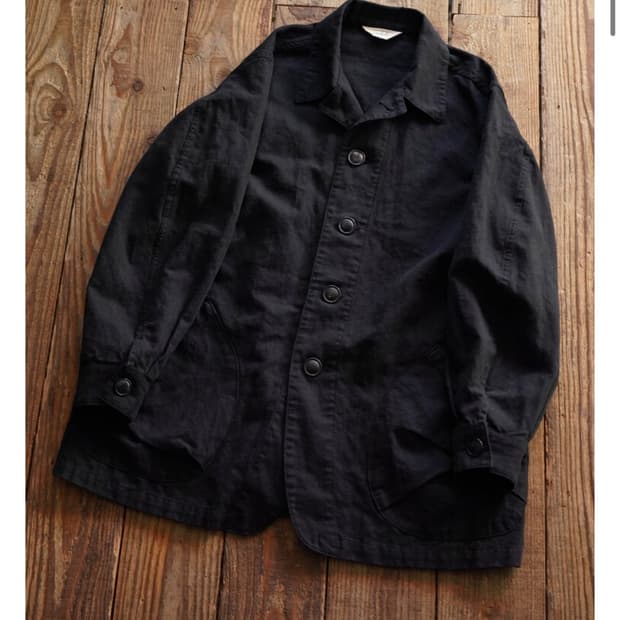 워드로브 41 페인터 오버 자케 블랙 [L]