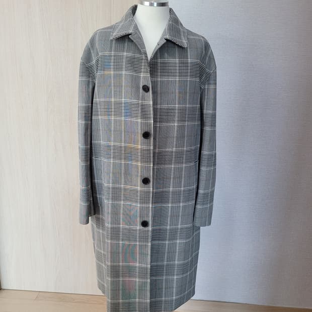 스파오포맨 SPAO for Men 체크 맥코트 그레이