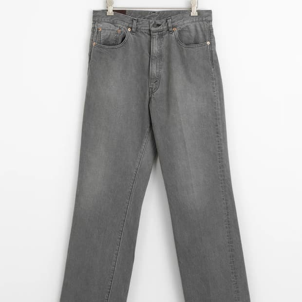 캡틴선샤인 25SS 스케이트 슈컷 데님 블랙 빈티지 워시 30사이즈 판매