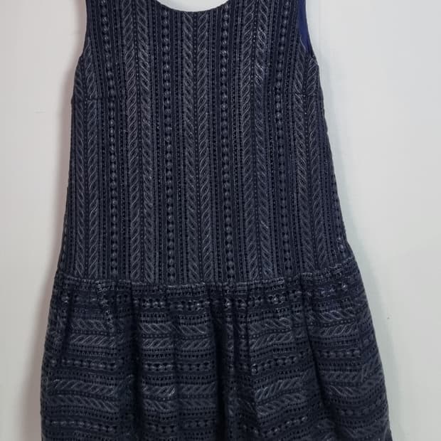 XS (44) 오즈세컨 블랙 민소매 원피스