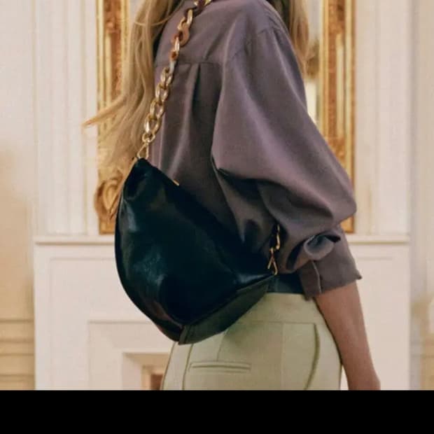 루에브르 삭드트롬펫 스몰 블랙 크로스 가방