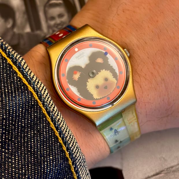 97년판) 빈티지 스와치 sweet teddy