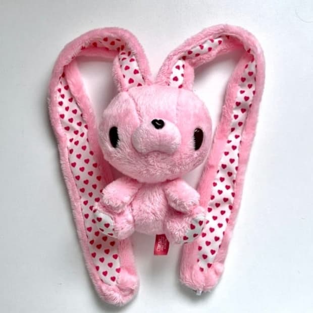 범용토끼 발레타인 핑크 딸기 인형 키링