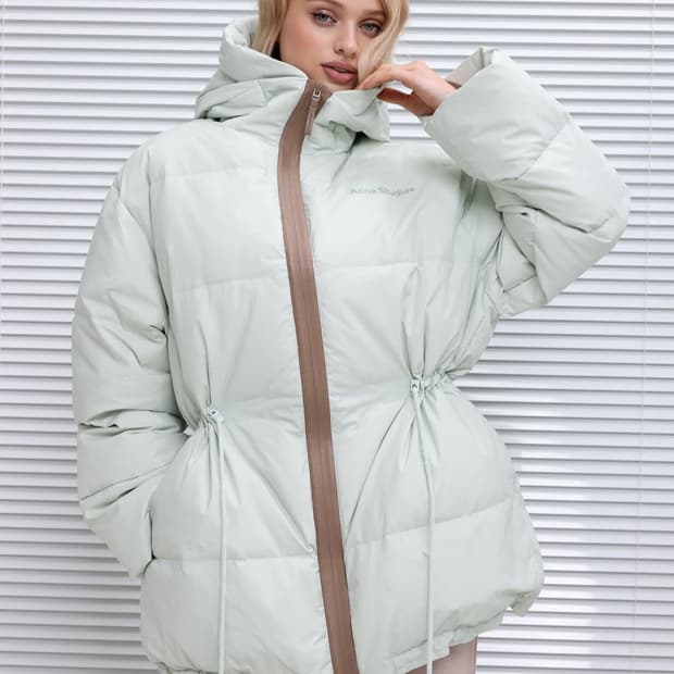 아크네 스튜디오 덕다운 패딩 점퍼 민트 34사이즈