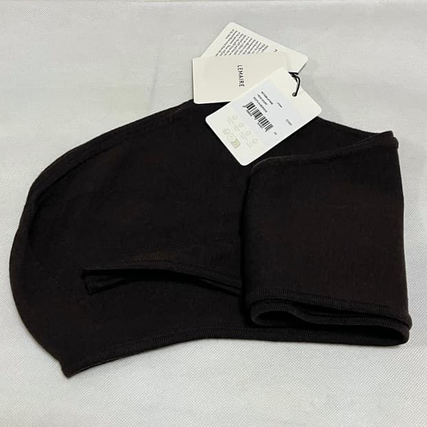 르메르 25fw HEAD SCARF 헤드 머플러/브라운