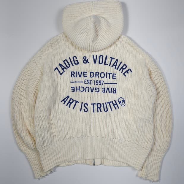 쟈딕앤볼테르 후드 니트 집업