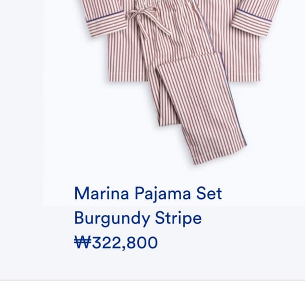 슬리피존스 파자마 세트