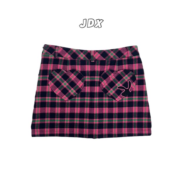 JDX 체크 골프치마