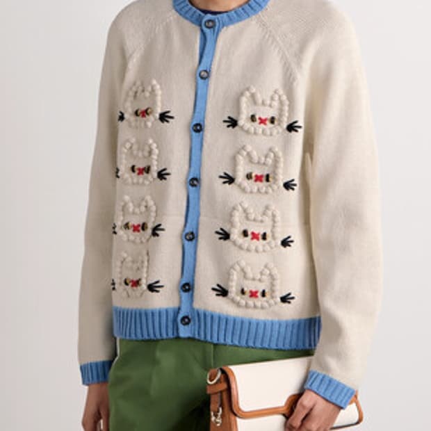 Bode 보디 Calico Cardigan 