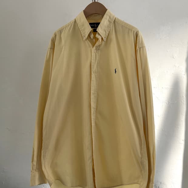 Polo 폴로 랄프로렌 옐로우 블레어 솔리드 셔츠