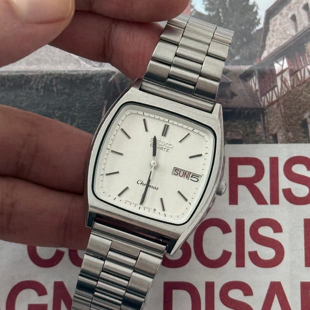  세이코 Seiko Chronos 스퀘어 데이 데이트