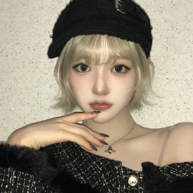 페인오어플레져 LUNA BELLBOY CAP 블랙 루나캡