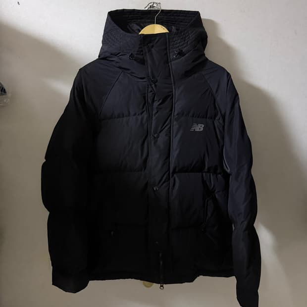 뉴발란스 NB 로고 오리털 패딩점퍼 L(남성 105정도)
