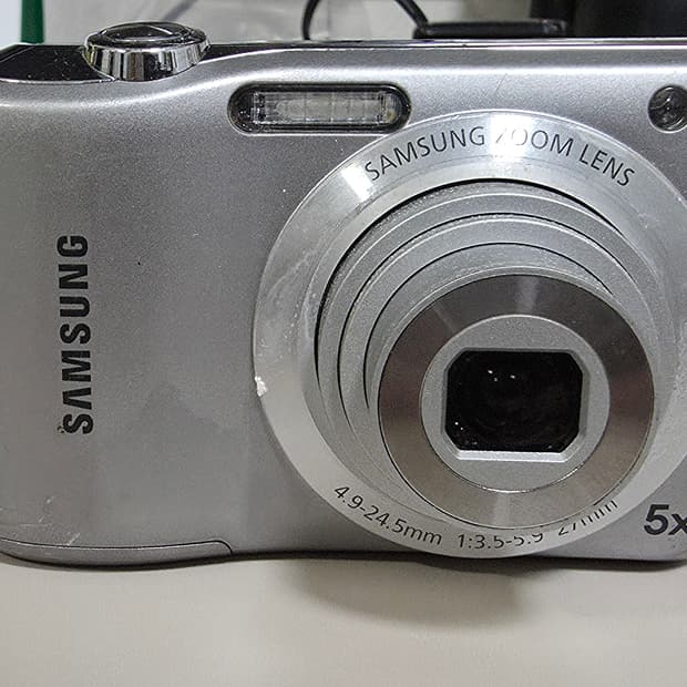 삼성 블루 ES30 빈티지 디지털카메라 (하자)