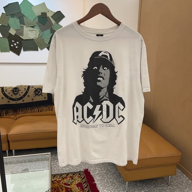빈티지 ACDC 빈티지 프린팅 반팔티 105 C04899 