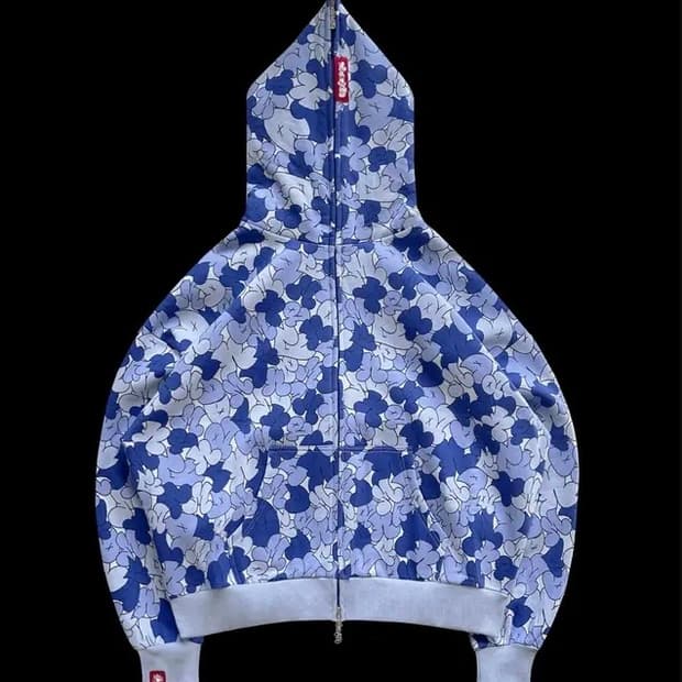 네임드콜렉티브 후드집업 블루