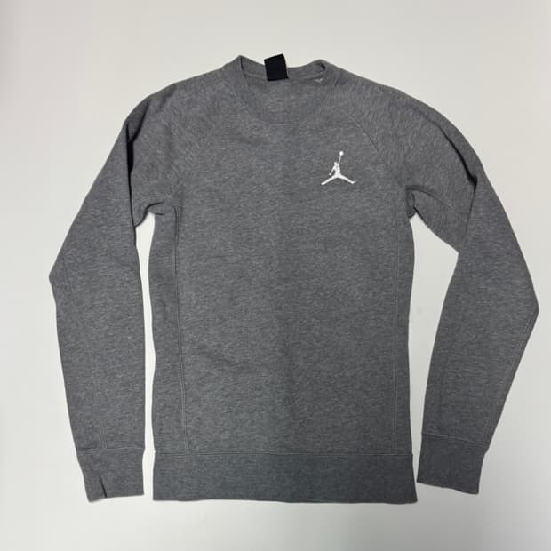 남녀공용!! 나이키 조던 기모 스웻 맨투맨 그레이