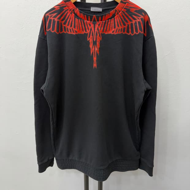 정품) 마르셀로불론 주니어 및 여성 레드 날개 맨투맨 14y