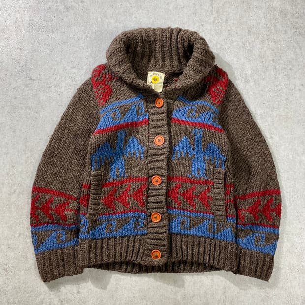 [M] Ray beams 레이빔즈 페루 메이드 코위찬 가디건