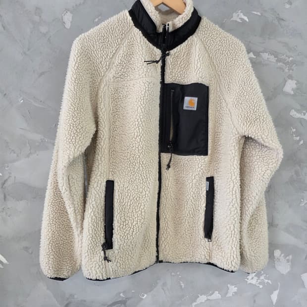 칼하트 WIP 프렌티스 플리스 자켓 아이보리 색상 S