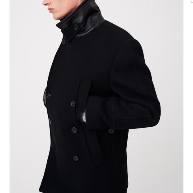 문선 피코트 블랙 M 구매합니다