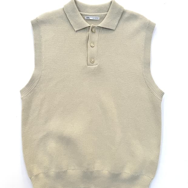 ZARA 아이보리 니트조끼