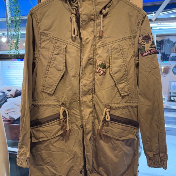 지프 베이지 사파리 자켓