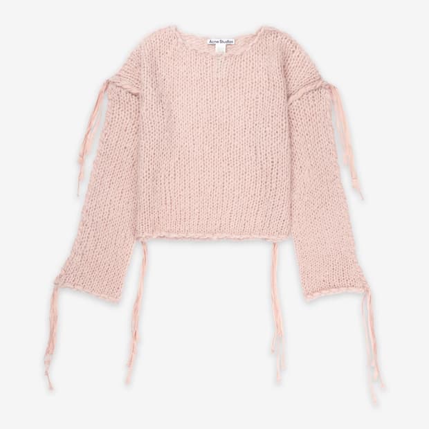 아크네 레이싱 니트 점퍼