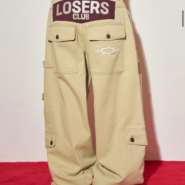 루저스 클럽 카고바지 베이지 M