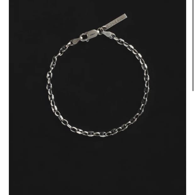 (유투버 하오 착용)소피부하이 델리케이트 실버 팔찌