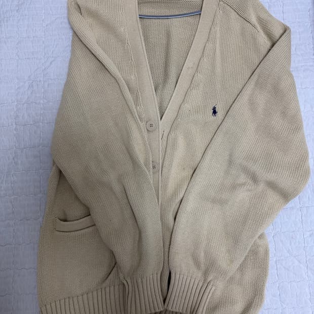 빈티지 폴로 가디건