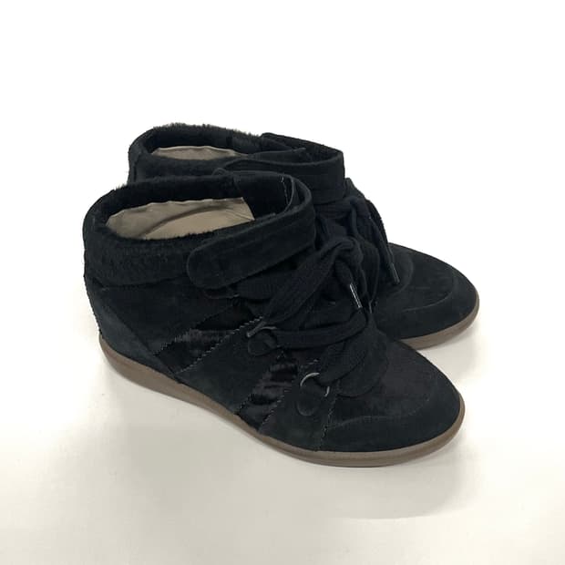 이자벨마랑 송치 레더 바비 스니커즈