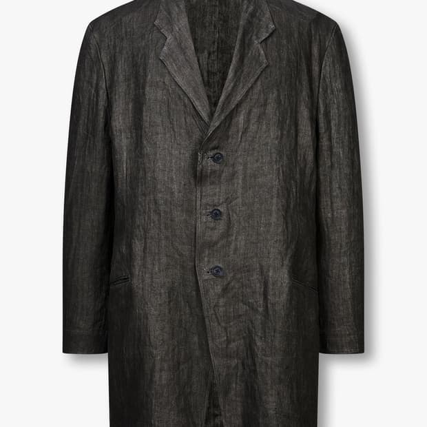 요지 야마모토 뿌르 옴므 24ss 리넨 자켓 코트