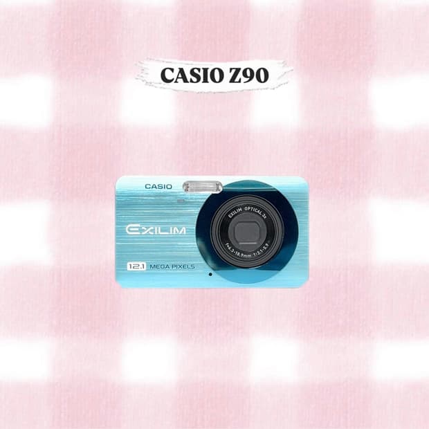 카시오 엑슬림 Z90 민트 빈티지디카