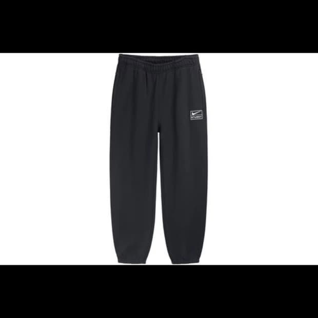 나이키 x 스투시 NRG 워시드 플리스 팬츠 블랙 (DO5296-010)