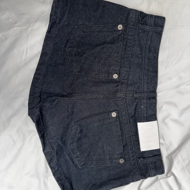 ootj 흑청 핫팬츠