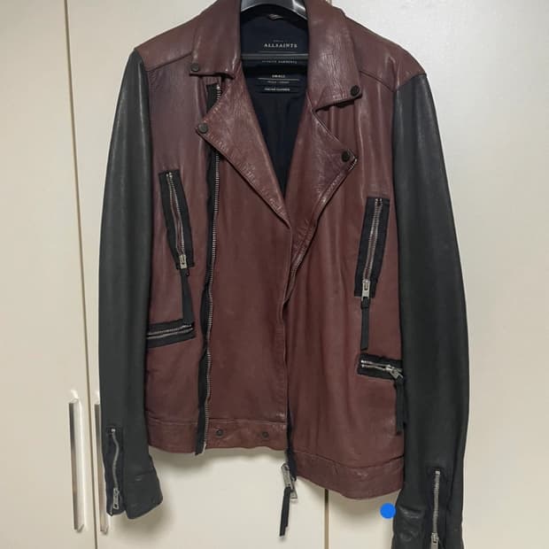 Allsaints 올세인츠 남성 바이커 양가죽 자켓 S 사이즈