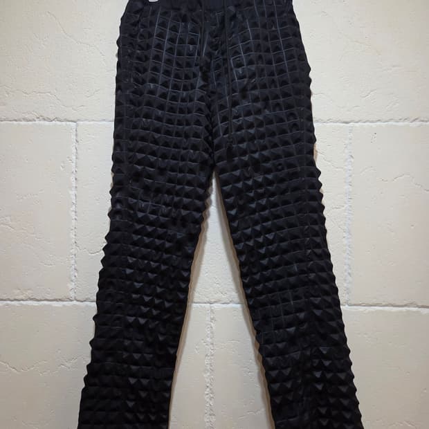 강혁 슬림컷 스트링 트라우저 블랙 S 새상품